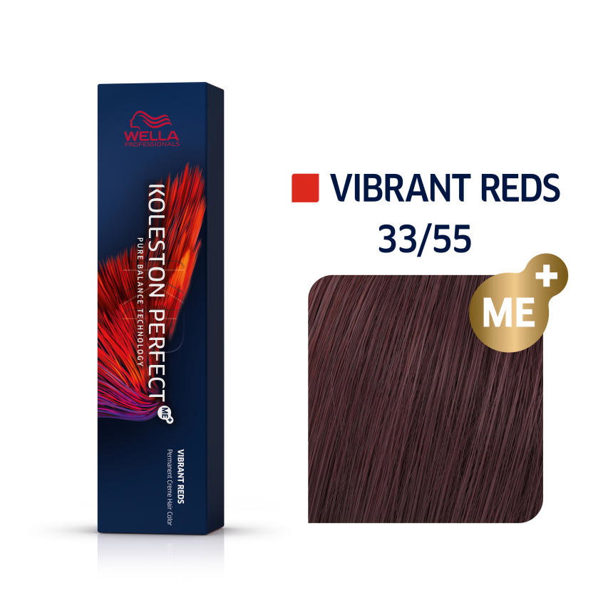 Wella Professionals Wella Professionals Koleston Perfect Me+ — Боя за коса, 60 мл — 33/55 Dark Chestnut Intense Mahogany 2