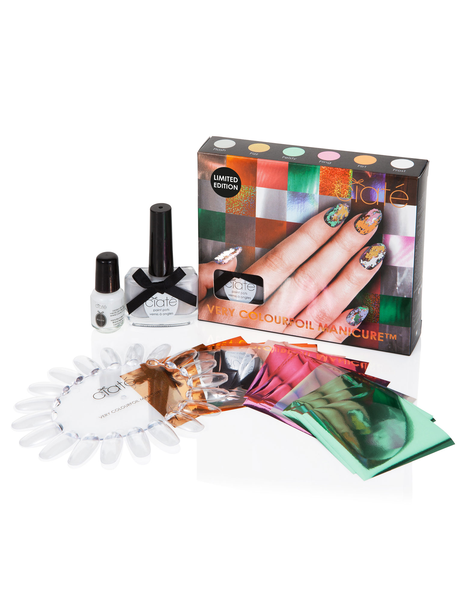 Ciate London Ciate London Set Very Colourfoil Wonderland Carnival Couture Nail Art Tool Kit 1