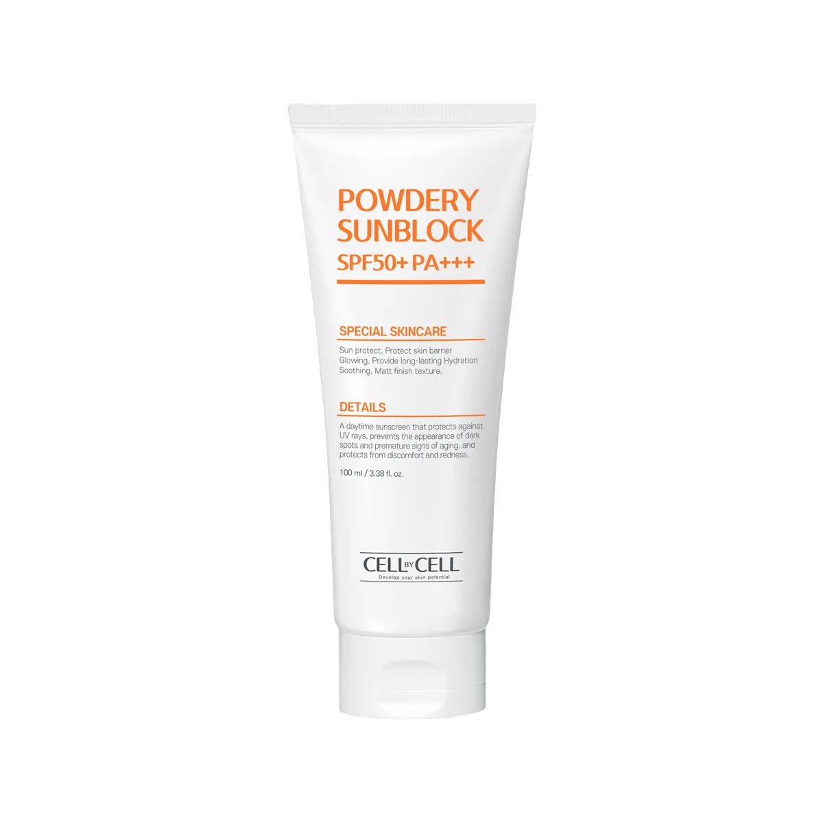Cell By Cell Cell By Cell — Прахообразен, защитен слънцезащитен крем със SPF 50+, 100 мл 1