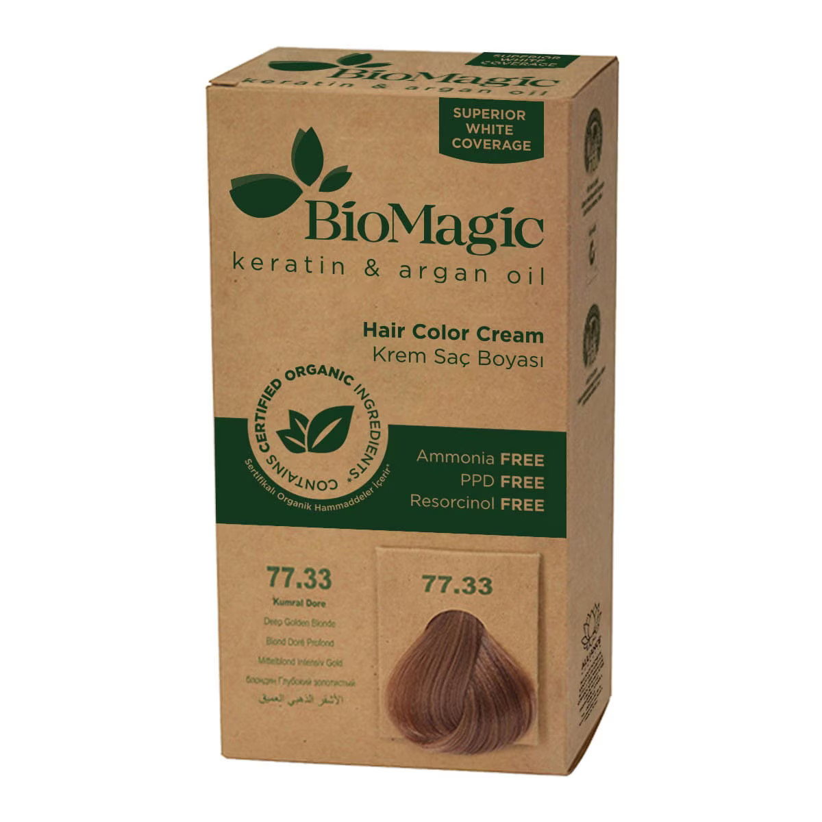Biomagic Biomagic Keratin & Argan Oil Permanent Hair Dye — Масло, 250 мл ТЕСТЕР 1