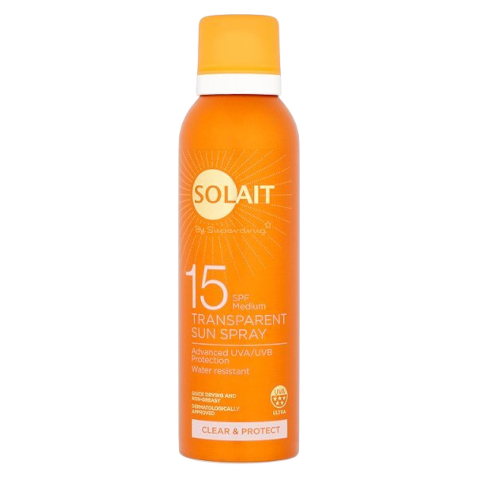 Superdrug Superdrug Solait Water-Resistant — Слънцезащитен крем водоустойчив със SPF 15, 200 мл ТЕСТЕР 1