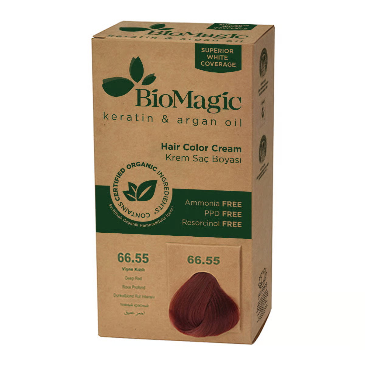 Biomagic Biomagic Keratin & Argan Oil Permanent Hair Dye — Масло, 250 мл ТЕСТЕР 1