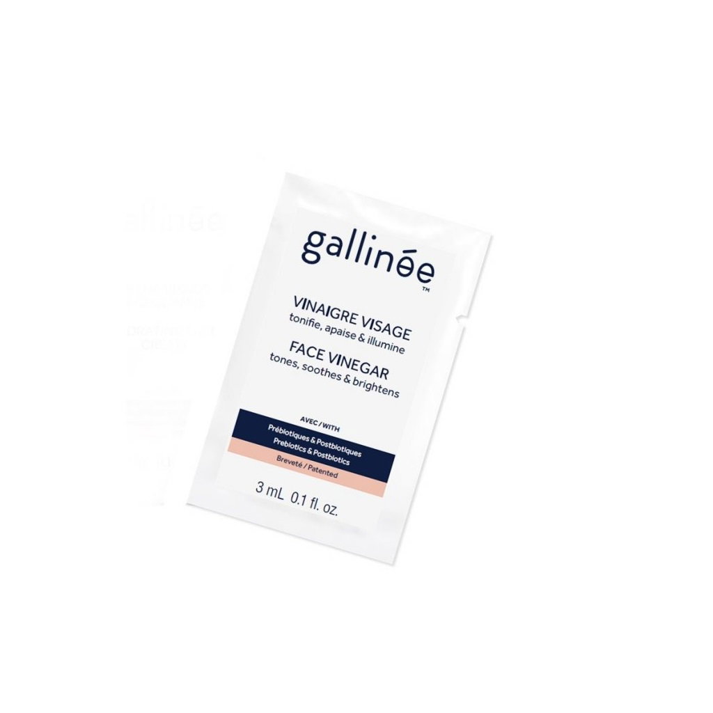 Gallinee Gallinee Microbiome Skincare Apple Cider Vinegar — Успокояващ и озаряващ тоник за лице за, 3 мл МОСТРА 1