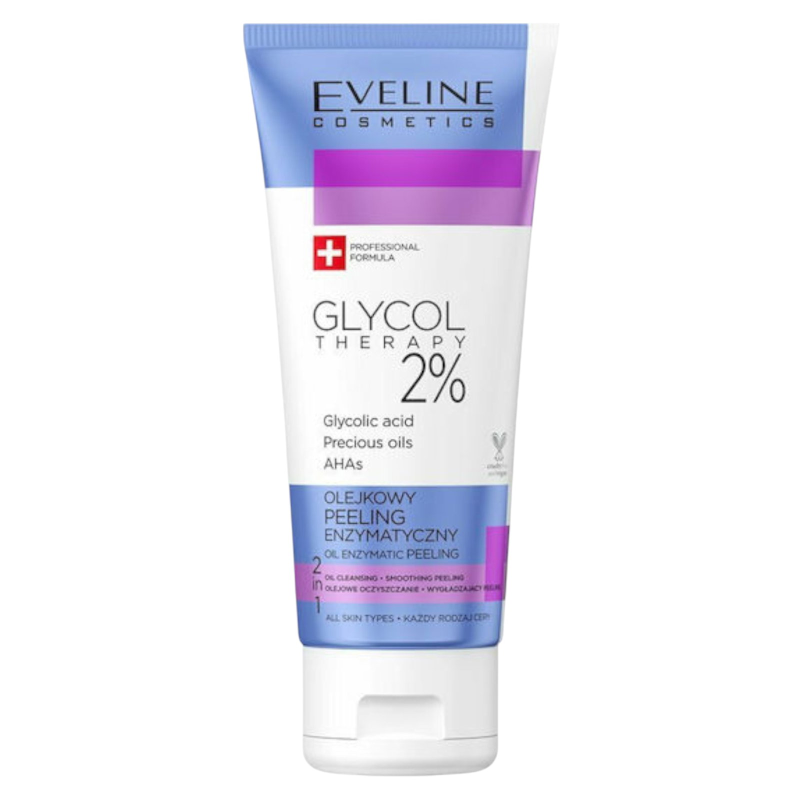Eveline Cosmetics Eveline Cosmetics Glycol Theraphy — Почистващ и ексфолиращ ексфолиант, 100 мл ТЕСТЕР 1