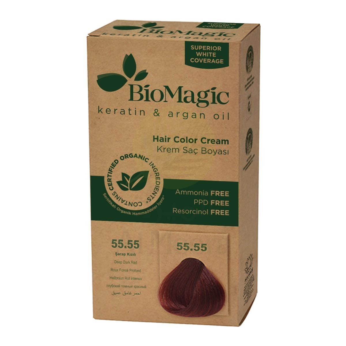 Biomagic Biomagic Keratin & Argan Oil Permanent Hair Dye — Масло, 250 мл ТЕСТЕР 1