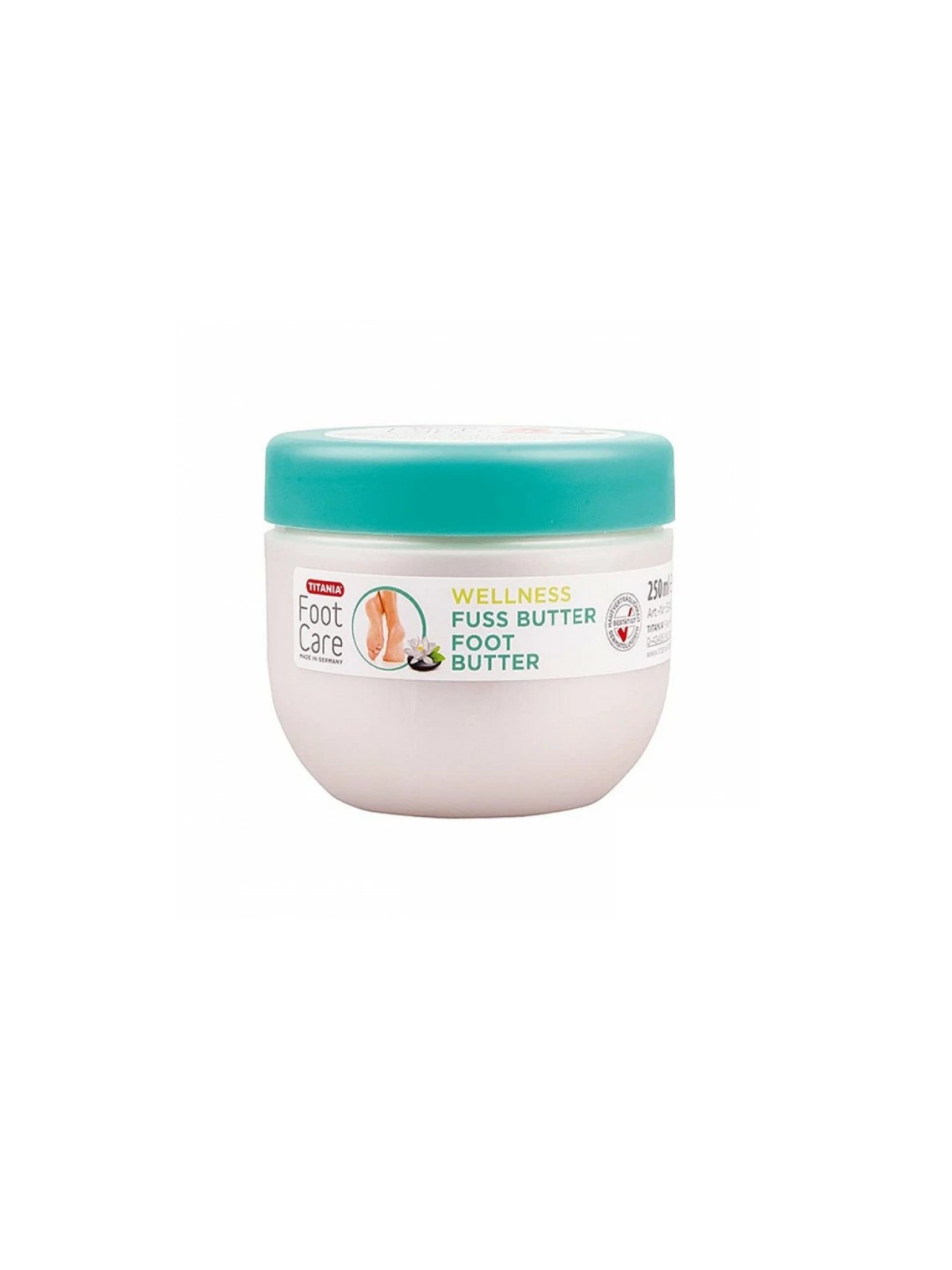 Titania Titania Foot Care — Хидратиращ балсам, 250 мл ТЕСТЕР 1