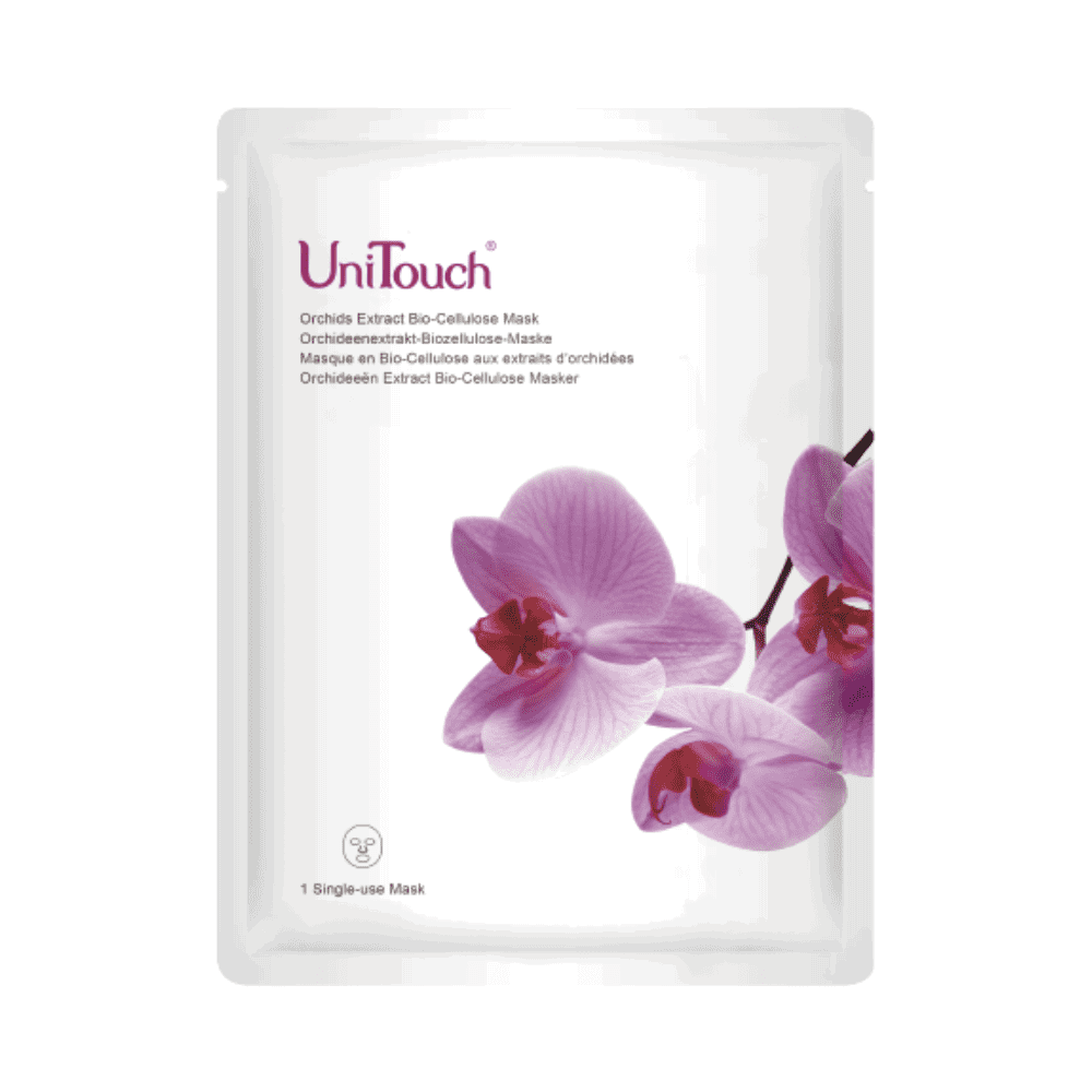 UniTouch UniTouch Bio-Cellulose Orchid extract Moisturizing — Хидратираща платнена маска за лице, 26 мл ТЕСТЕР 1