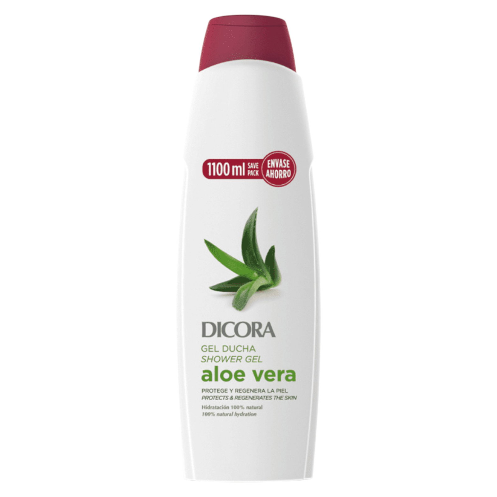 Dicora Dicora Aloe Vera — Хидратиращ душ гел за всеки тип кожа, 1100 мл ТЕСТЕР 1
