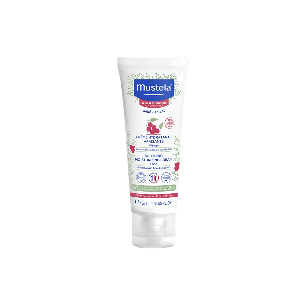 Mustela Mustela Schisandra — Успокояващ крем за лице, 40 мл 2