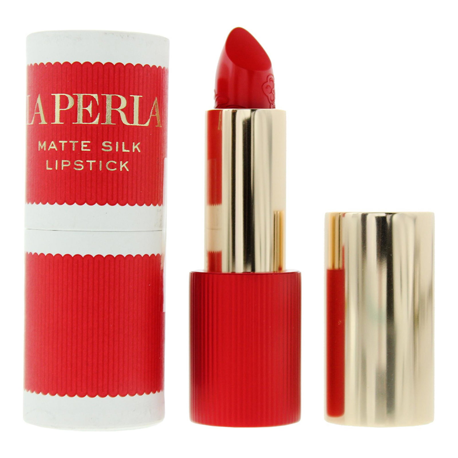 La Perla La Perla Matte Silk — Кремообразно червило, 3.5 г — 105 Poppy Red 2