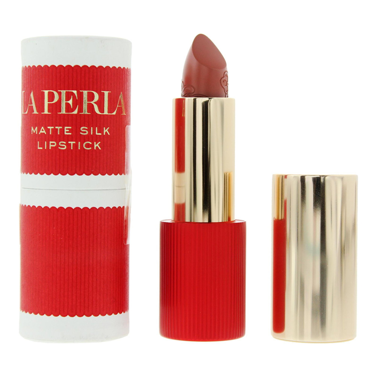 La Perla La Perla Matte Silk — Матиращо кремообразно червило, 3.5 г — 110 Cinnamon Red 2