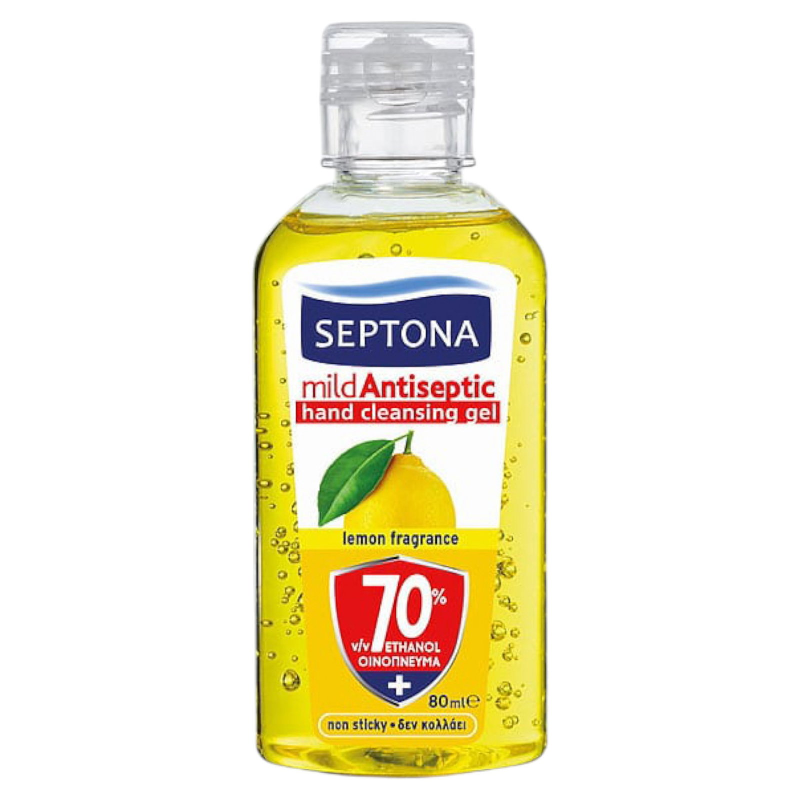 Septona Septona — Мек почистващ гел с лимон, 80 мл ТЕСТЕР 1