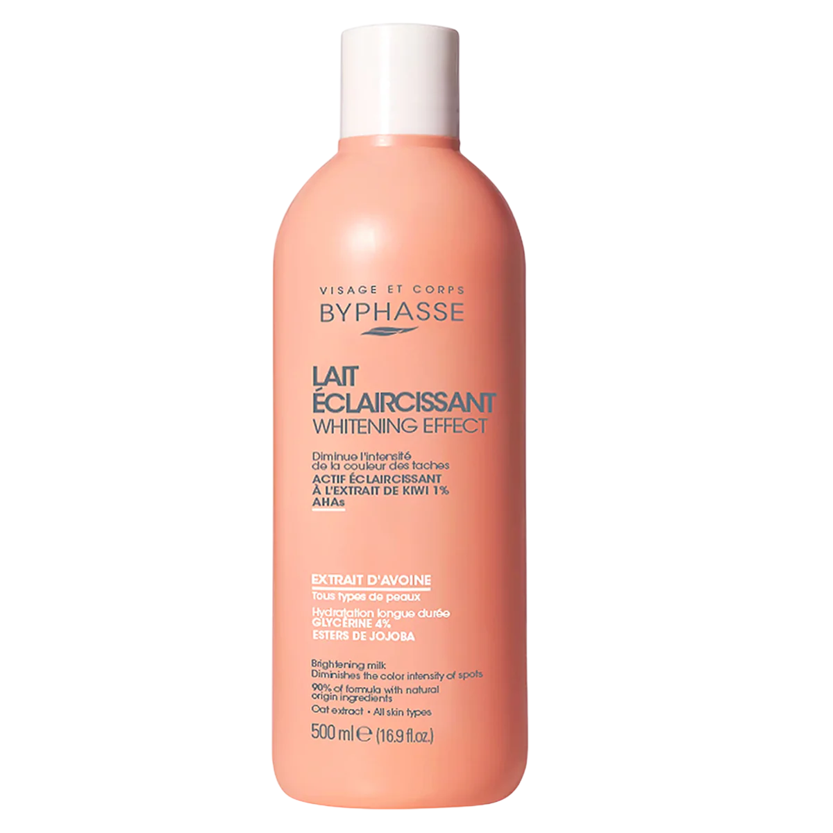 Byphasse Byphasse Oat Extract Whitening — Озаряващ лосион за тяло, 500 мл ТЕСТЕР 1
