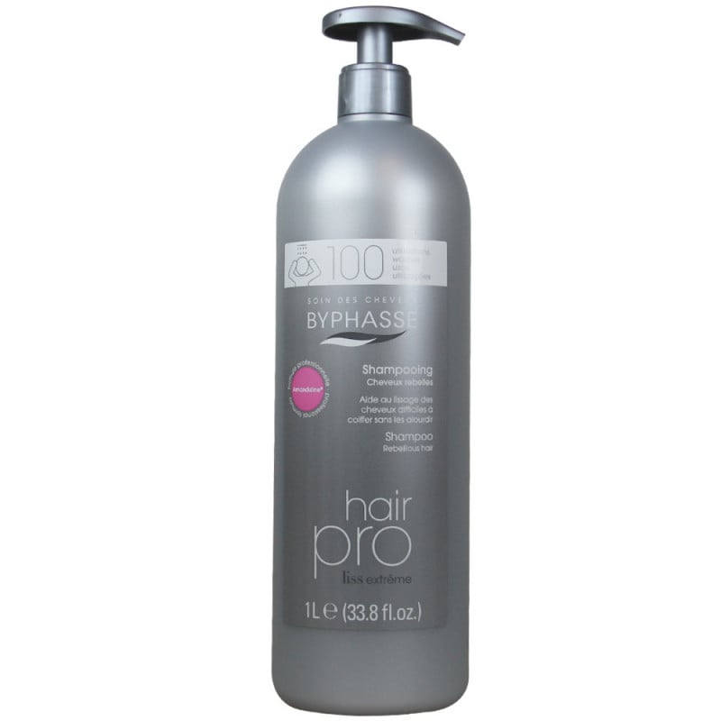Byphasse Byphasse Pro Liss Hair — Шампоан за изправяне и изглаждане, 1000 мл ТЕСТЕР 1