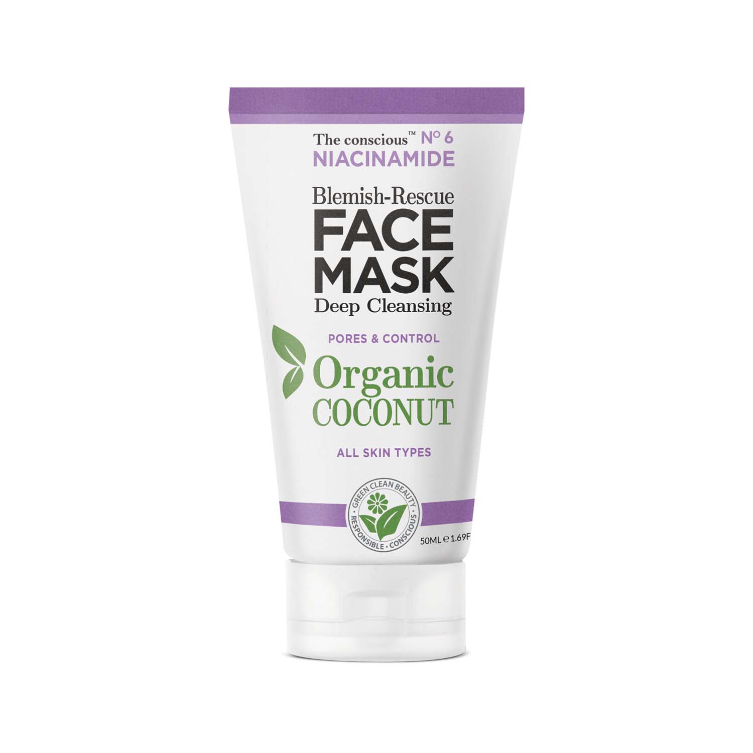 Biovene Biovene The Conscious No.6 Coconut Pore Cleansing Cream Mask For Face — Дълбоко почистваща маска за лице, 50 мл ТЕСТЕР 1