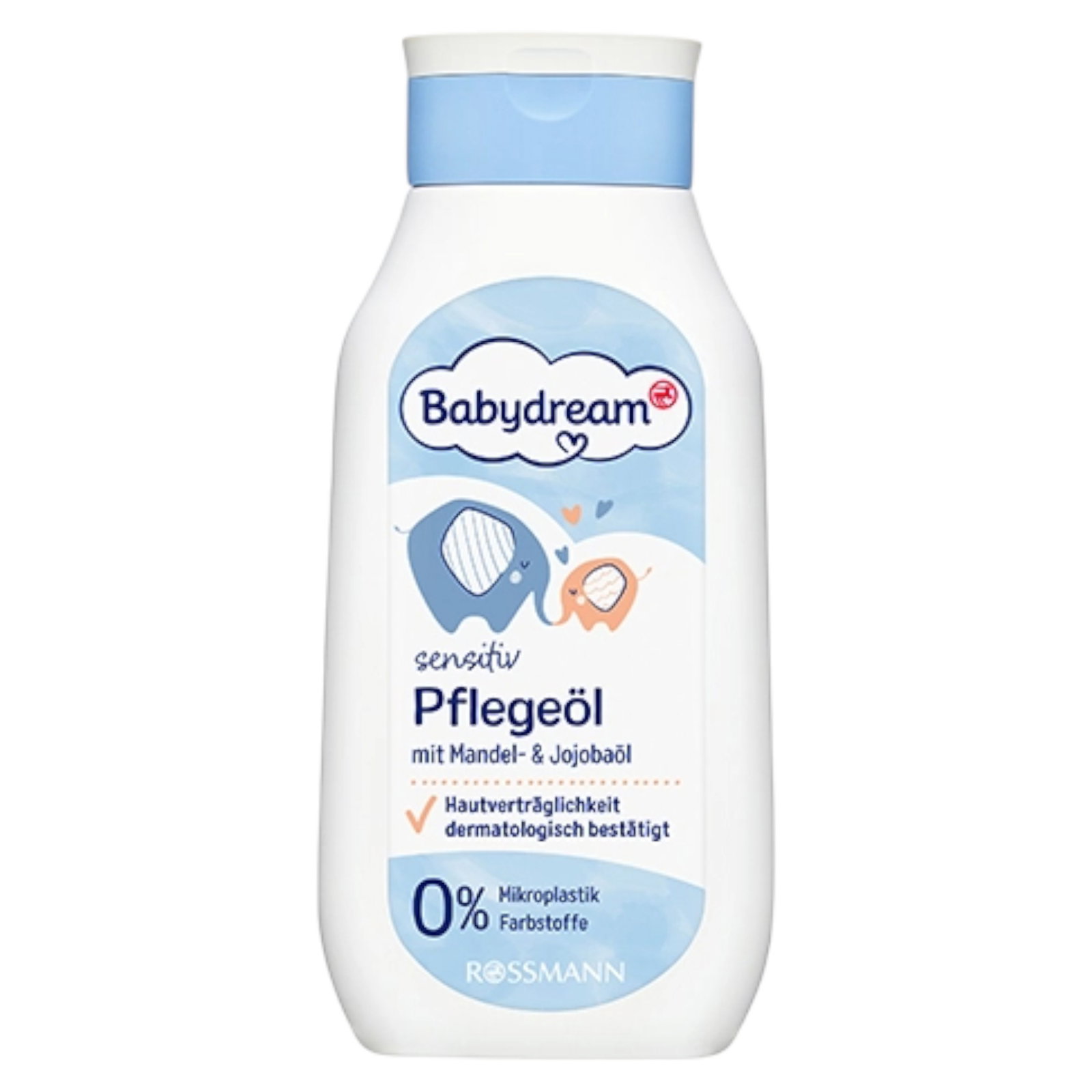 Rossmann Rossmann Babydream — Хидратиращо масло за тяло, 250 мл ТЕСТЕР 1