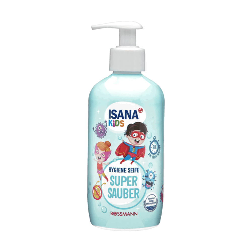 Rossmann Rossmann Isana Kids Cleaning — Течен сапун, 350 мл ТЕСТЕР 1