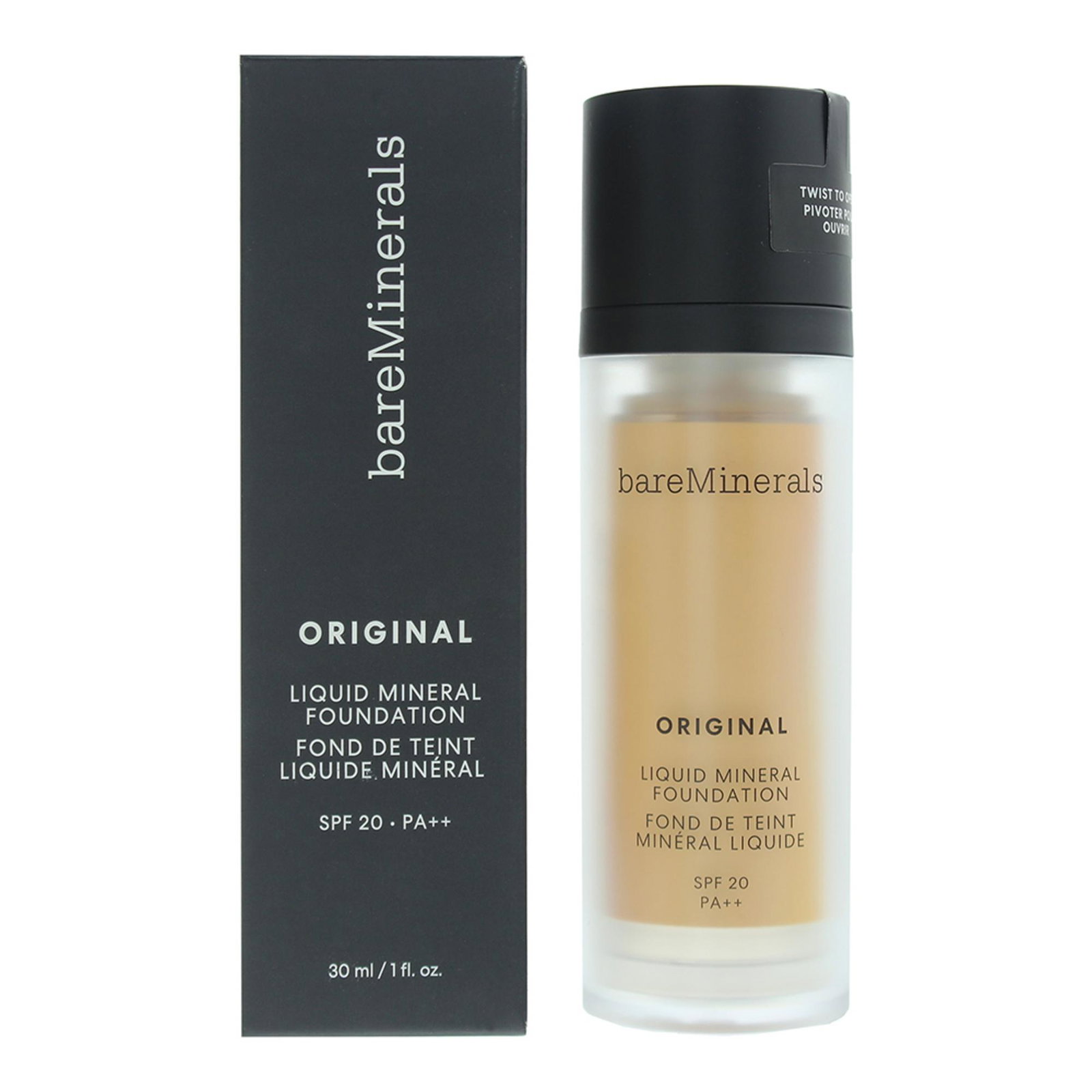 BareMinerals BareMinerals Original Liquid Mineral Luminous — Лъчезарен течен фон дьо тен с SPF 20, 30 мл — 08 Light 2