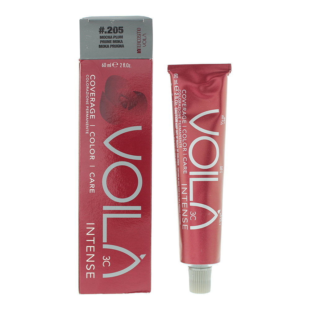 Intercosmo Intercosmo Voila 3C Intense — Боя за коса, 60 мл — 205 Mocha Plum 2
