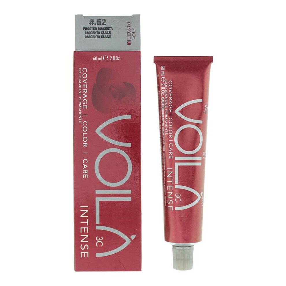 Intercosmo Intercosmo Voila 3C Intense — Боя за коса, 60 мл — 52 Frosted Magenta 2