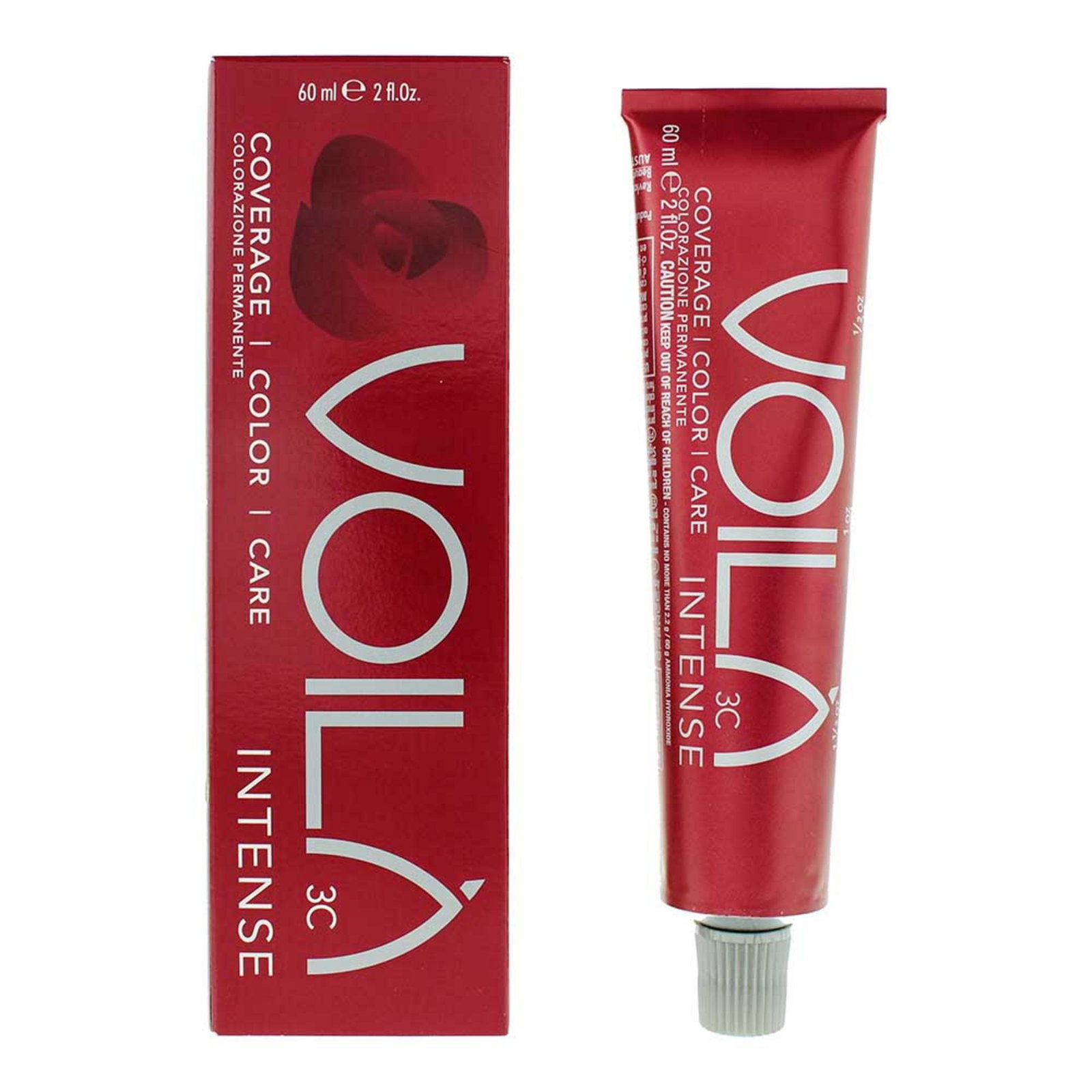 Intercosmo Intercosmo Voila 3C Intense — Боя за коса, 60 мл — 5.8 Light Brown Toffee 2