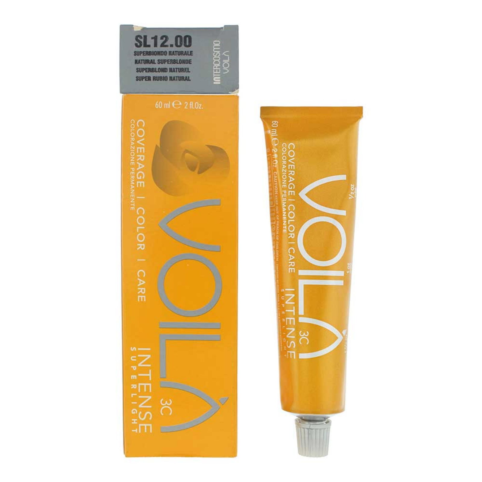 Intercosmo Intercosmo Voila 3C Intense Superlight — Трайна боя за коса, 60 мл 1