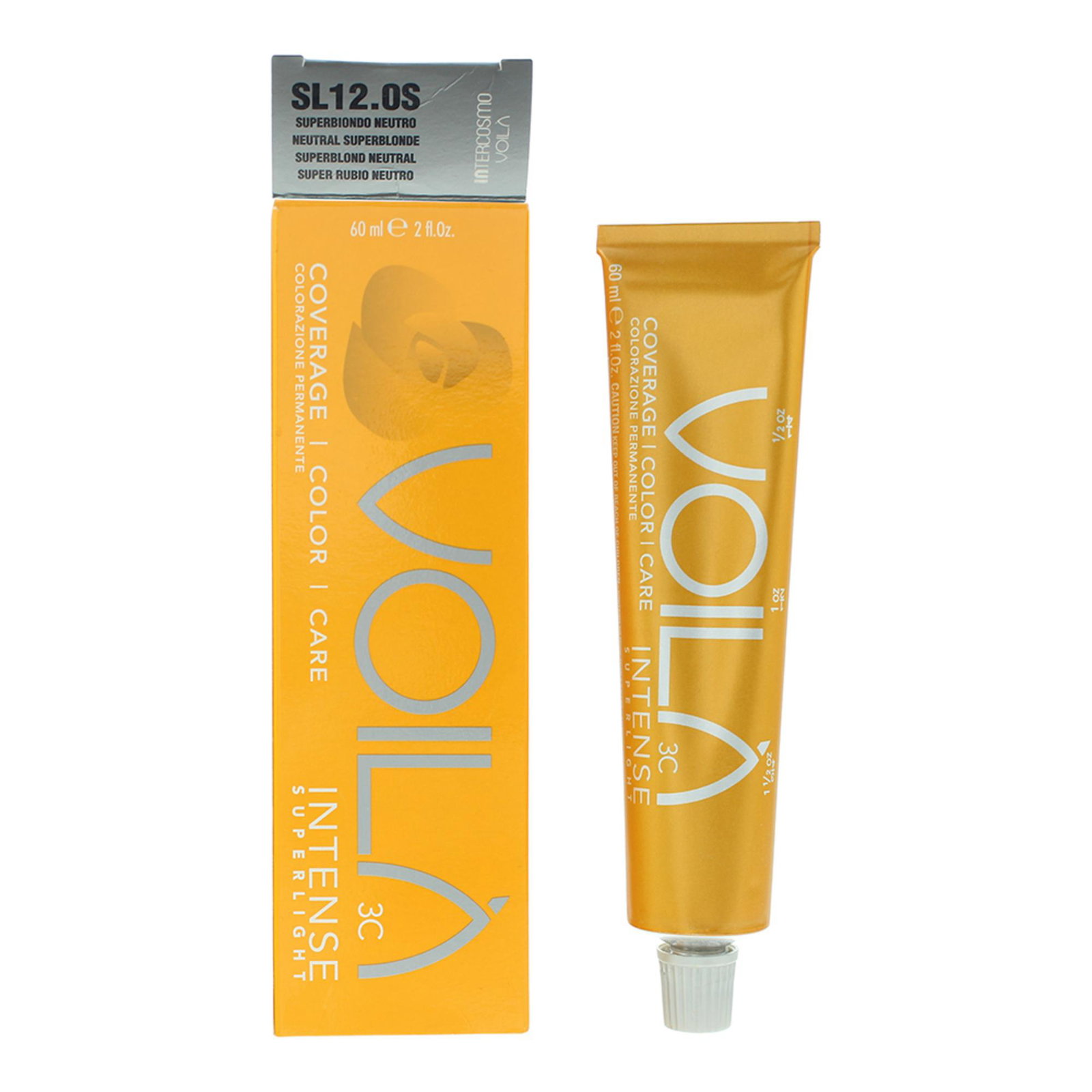 Intercosmo Intercosmo Voila 3C Intense — Боя за коса, 60 мл — 12.OS Neutral Superblonde 1