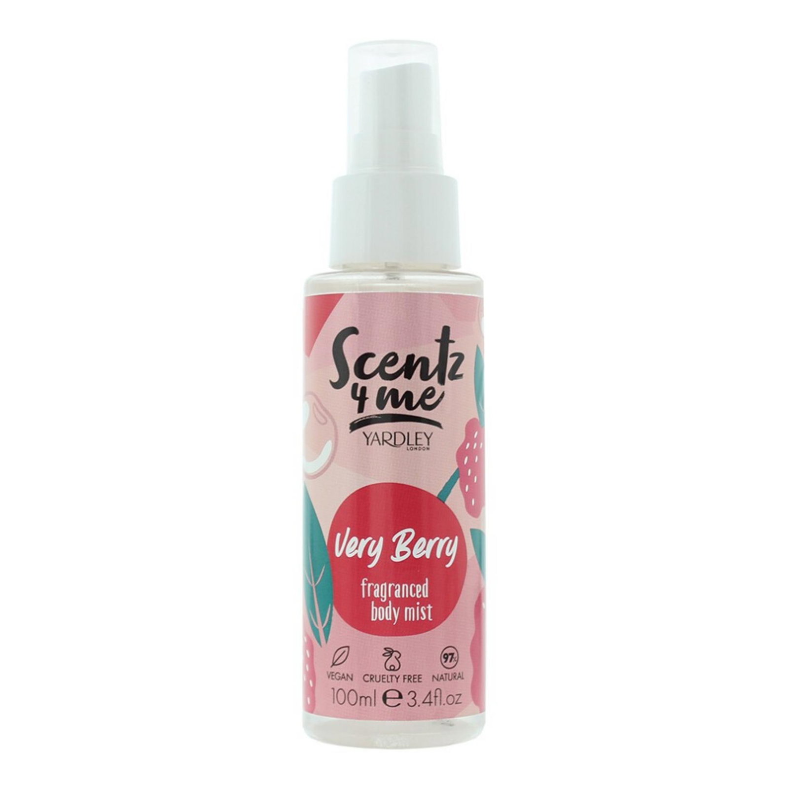 Yardley Yardley Scentz 4 Me Very Berry — Спрей, 100 мл 1