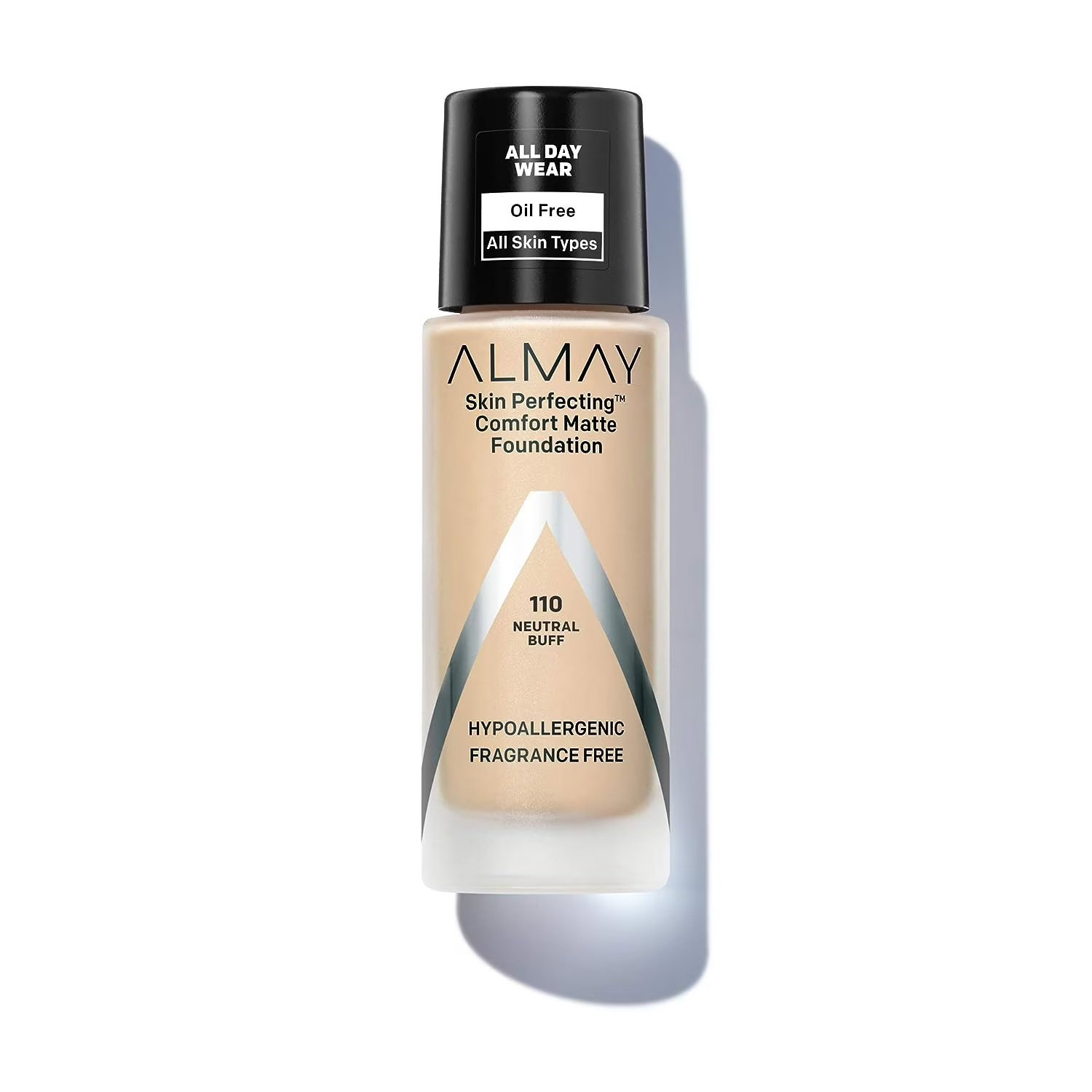Almay Almay Skin Perfecting Comfort Matte — Матиращ течен фон дьо тен с SPF 15, 30 мл — 110 Neutral Buff 1
