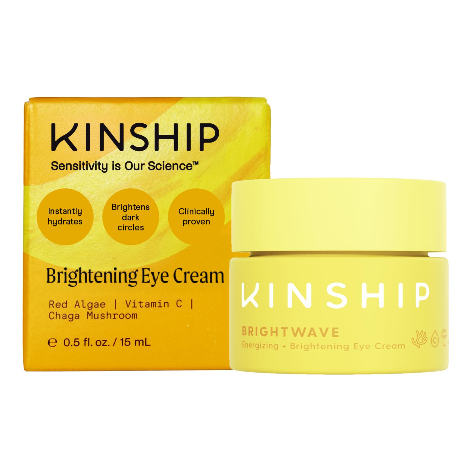 Kinship Kinship Brightwave Vitamin C — Озаряващ околоочен крем, 15 мл 2