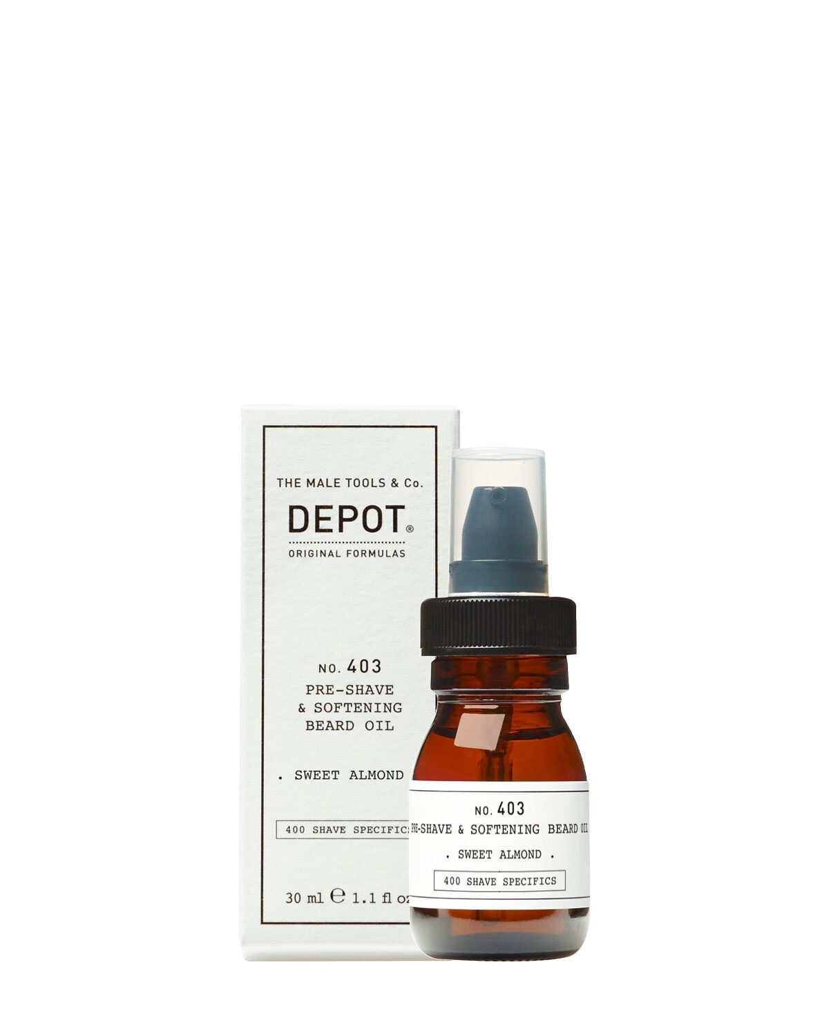 Depot Depot Shave Specifics — Омекотяващо масло за подготовка преди бръснене, 30 мл 1