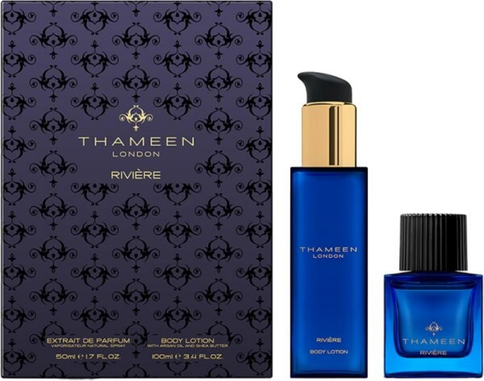 Thameen London Thameen London Riviere — Лосион за тяло, 50 мл КОМПЛЕКТ 2
