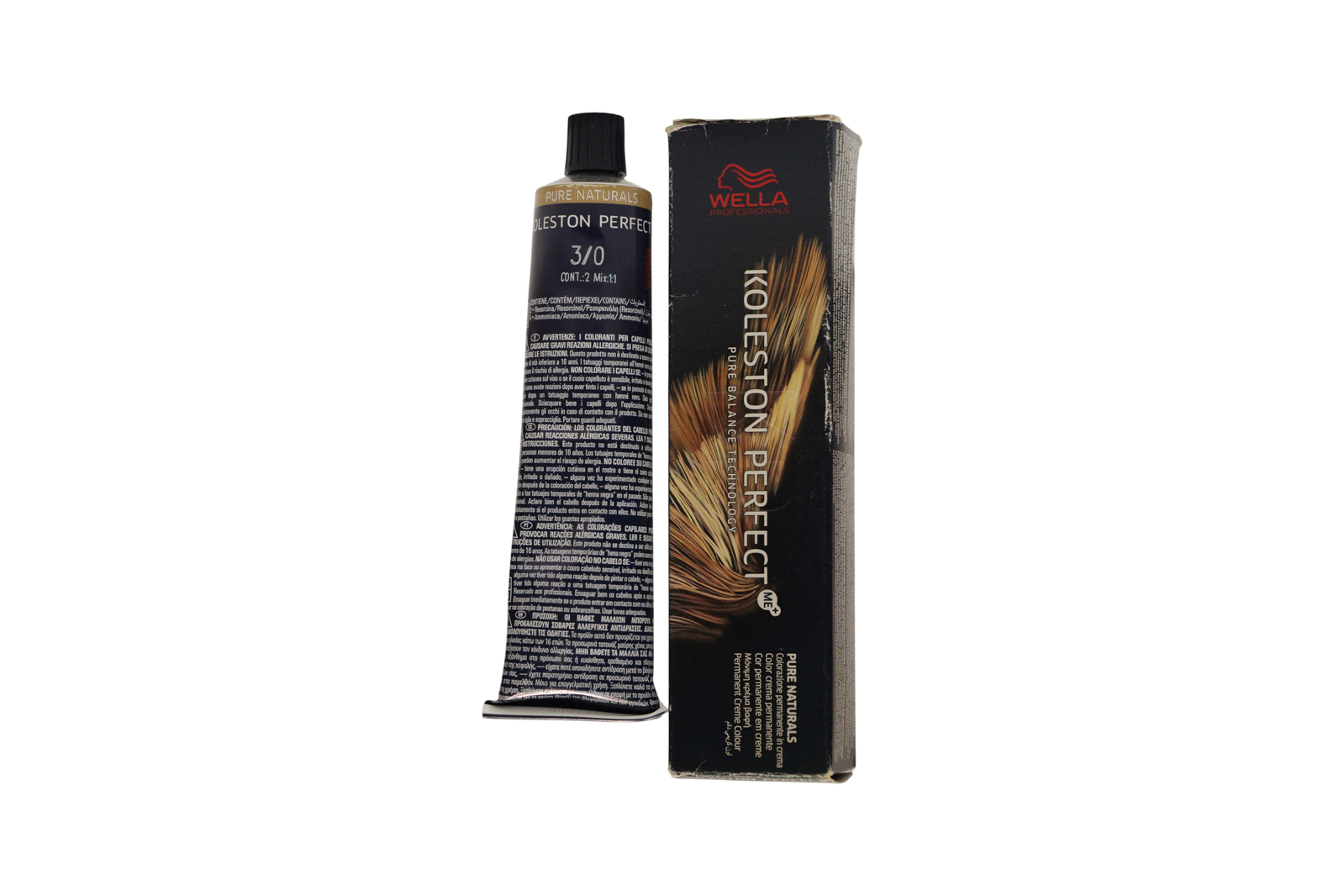 Wella Professionals Wella Professionals Koleston Perfect Me+ — Боя за коса, 60 мл ТЕСТЕР — 3/0 Dark Brown 1