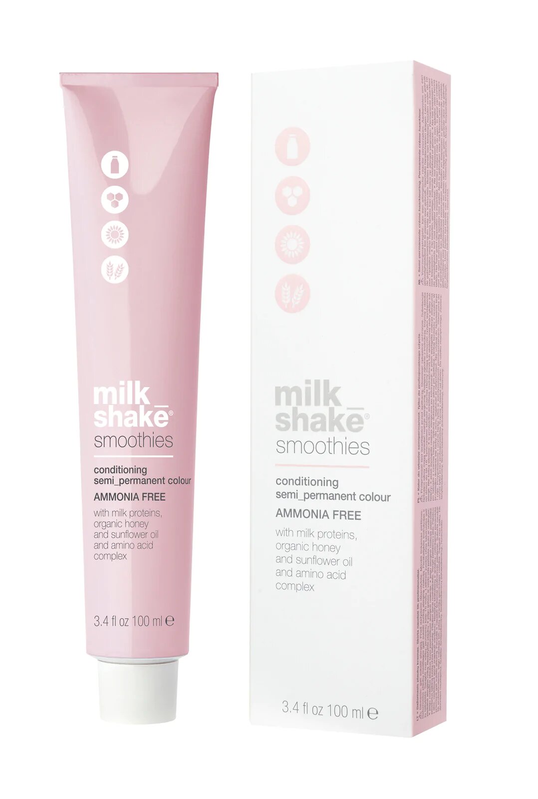 Milk Shake Milk Shake Smoothies Ammonia-Free — Боя за коса, 100 мл — 4.74V 2