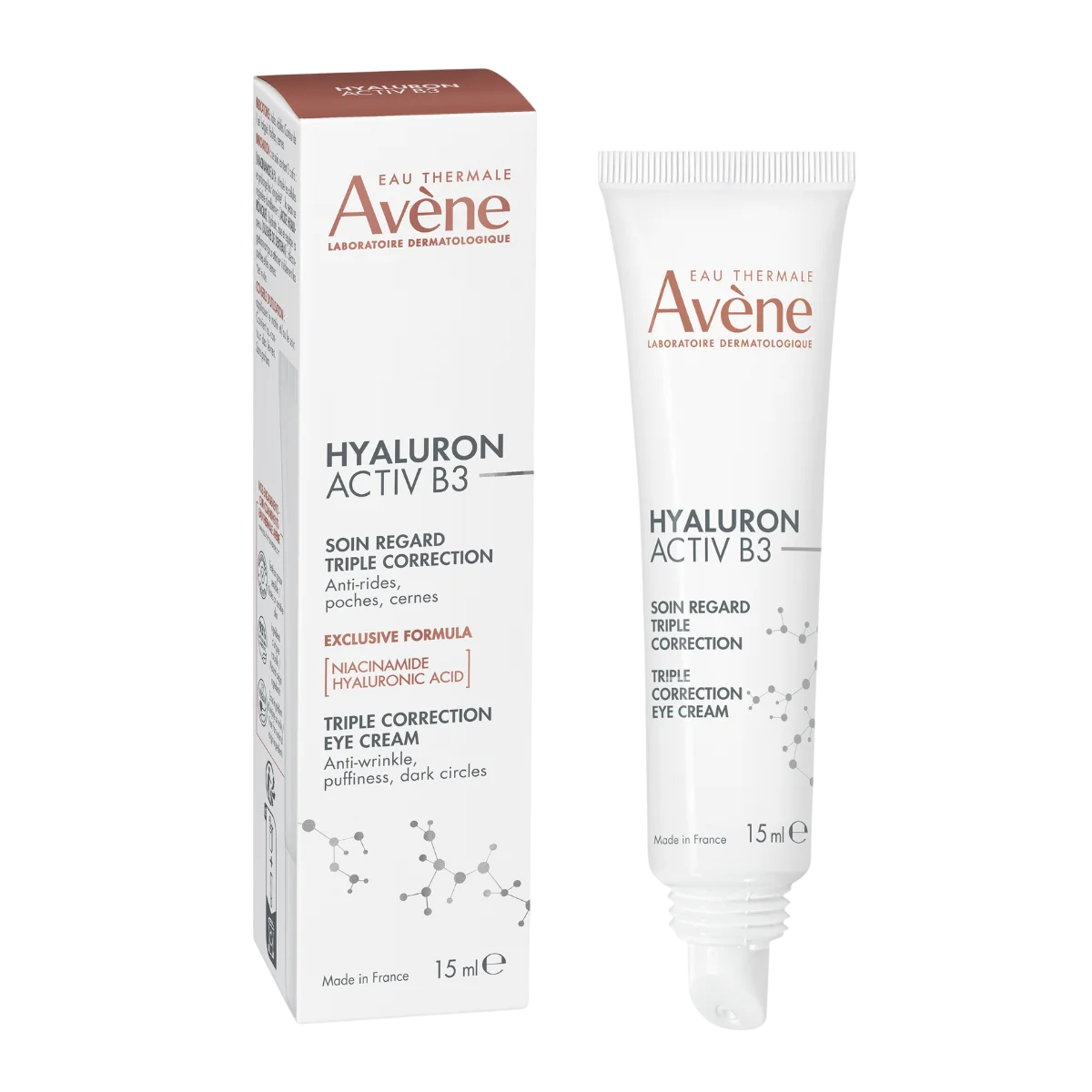 Avene Avene Hyaluron Activ B3 — Околоочен крем против бръчки дневен за контур, 15 мл 1