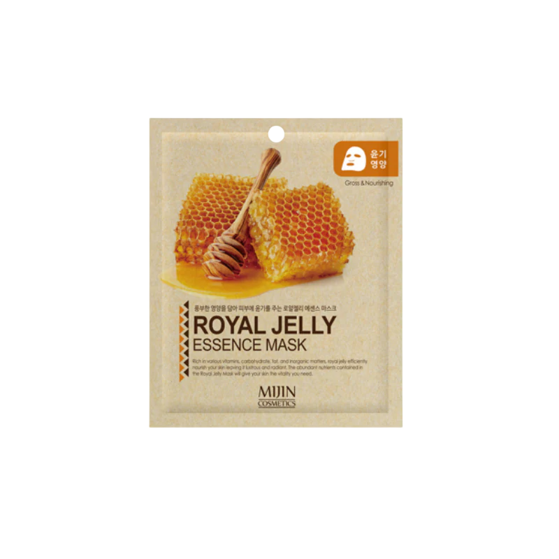 Mijin Mijin Skin Planet Royal Jelly Elasticity — Стягаща платнена маска за лице, 26 г 1