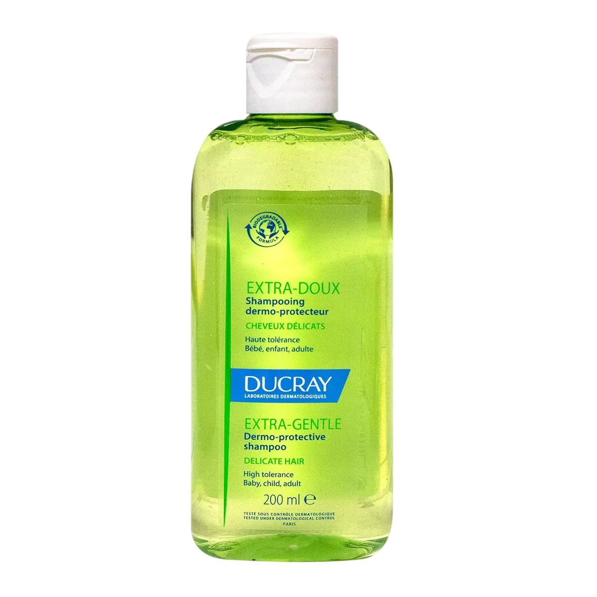 Ducray Ducray Extra Gentle Hair — Успокояващ и дермо-защитен шампоан, 200 мл 1