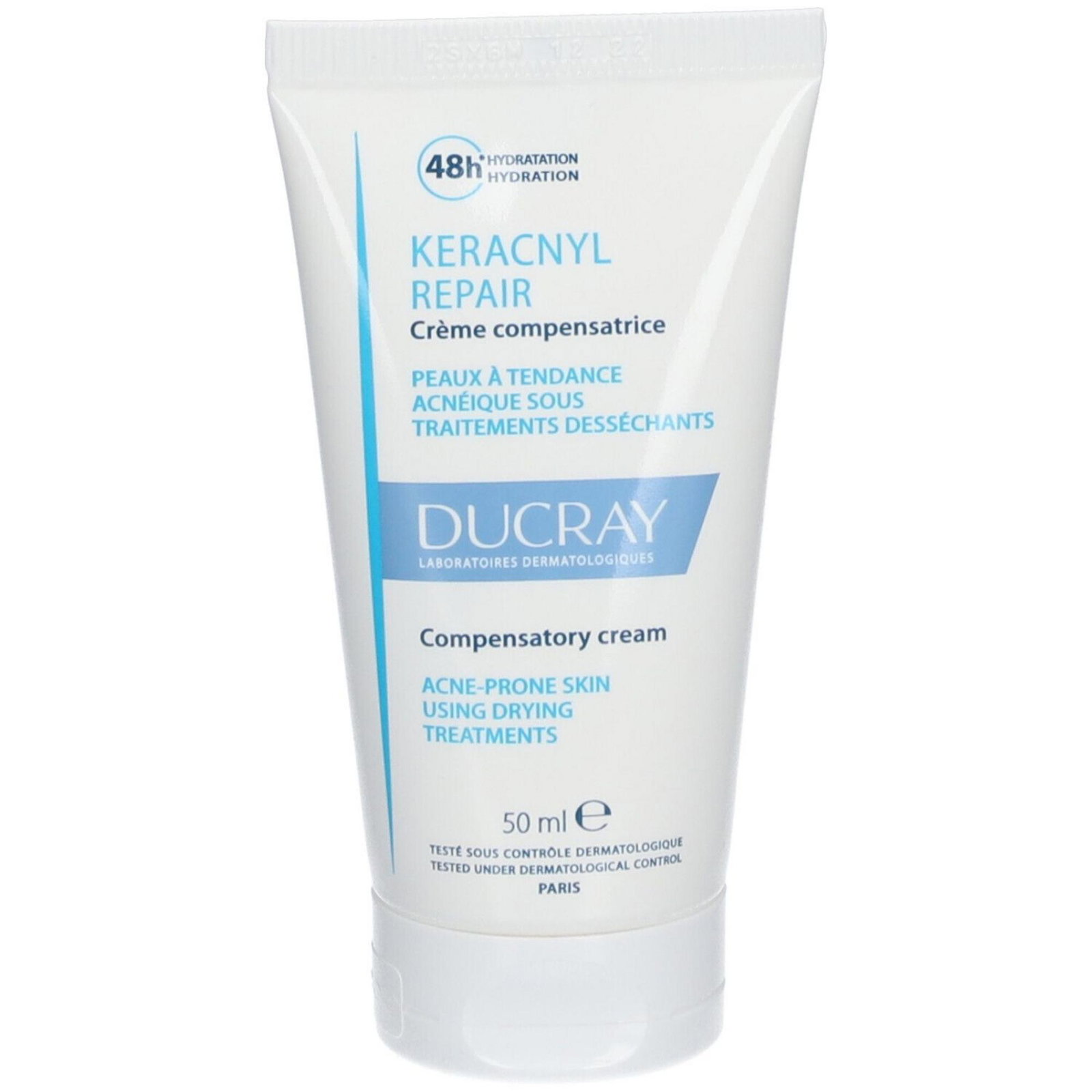 Ducray Ducray Keracnyl Hydroxydecine — Крем против несъвършенства дневен за лице, 50 мл 1