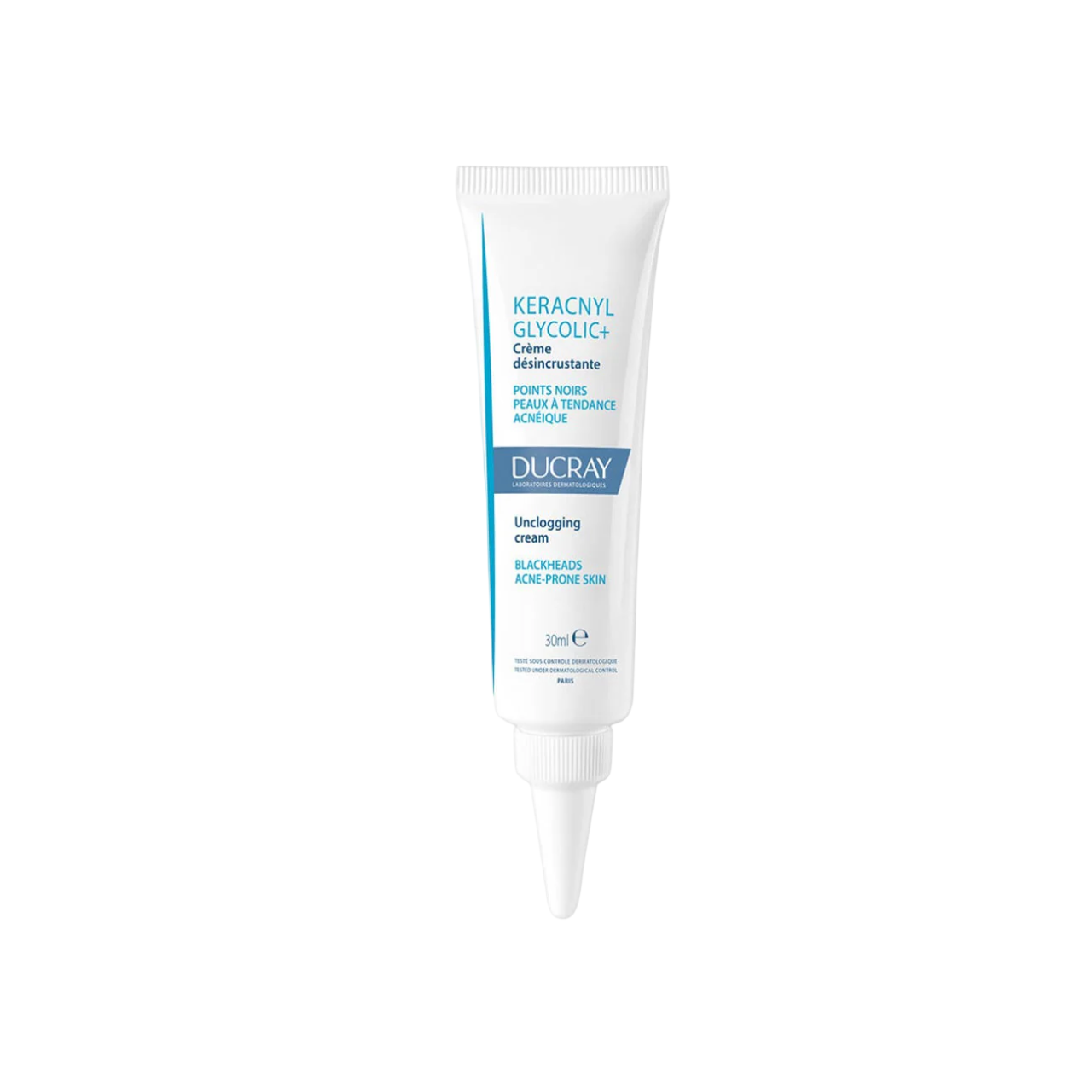 Ducray Ducray Keracnyl Glycolic — Крем против комедони локален за мазна и склонна към акне кожа, 30 мл 1