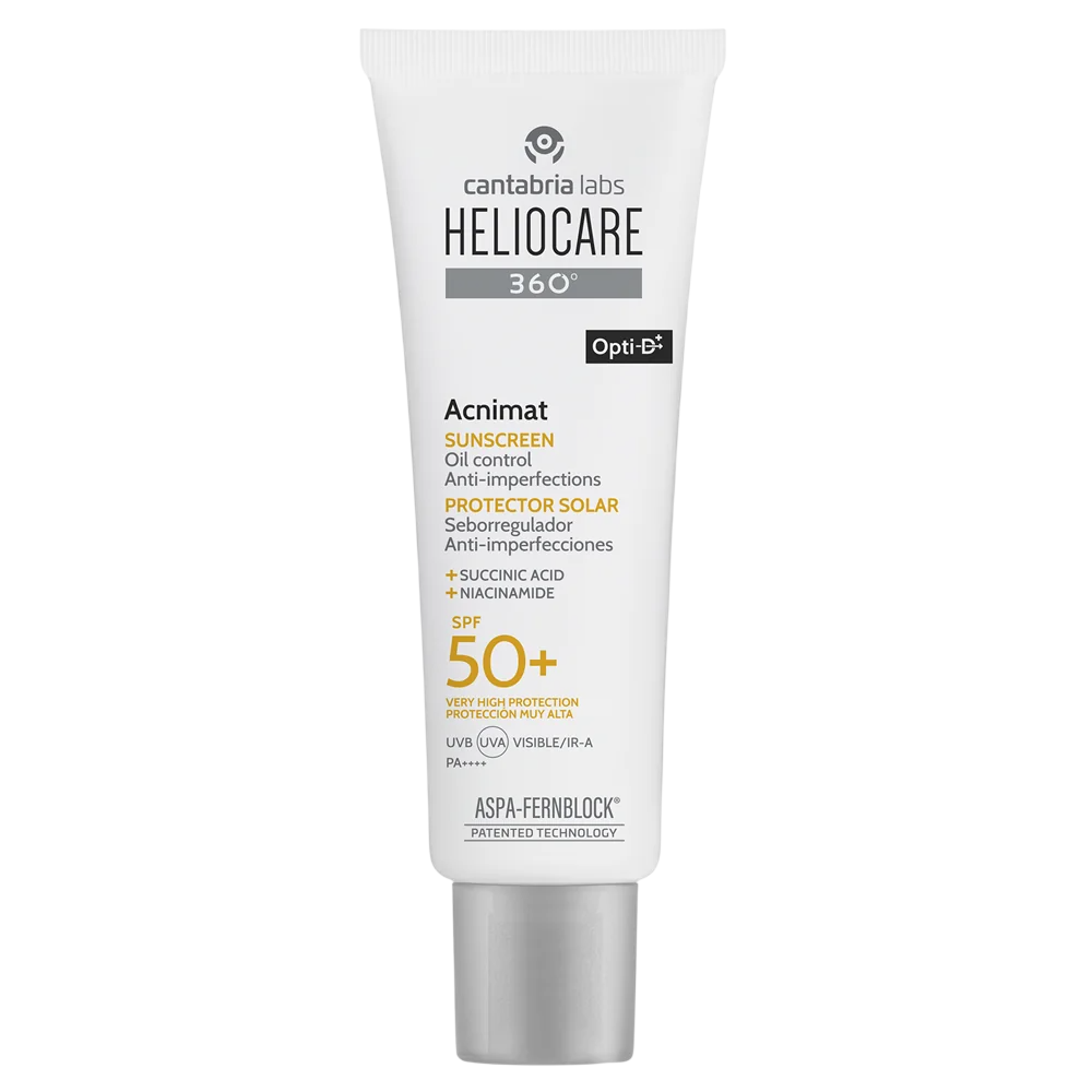 Cantabria Labs Cantabria Labs Heliocare 360º Acnimat — Слънцезащитен крем против несъвършенства с SPF 50, 50 мл 1