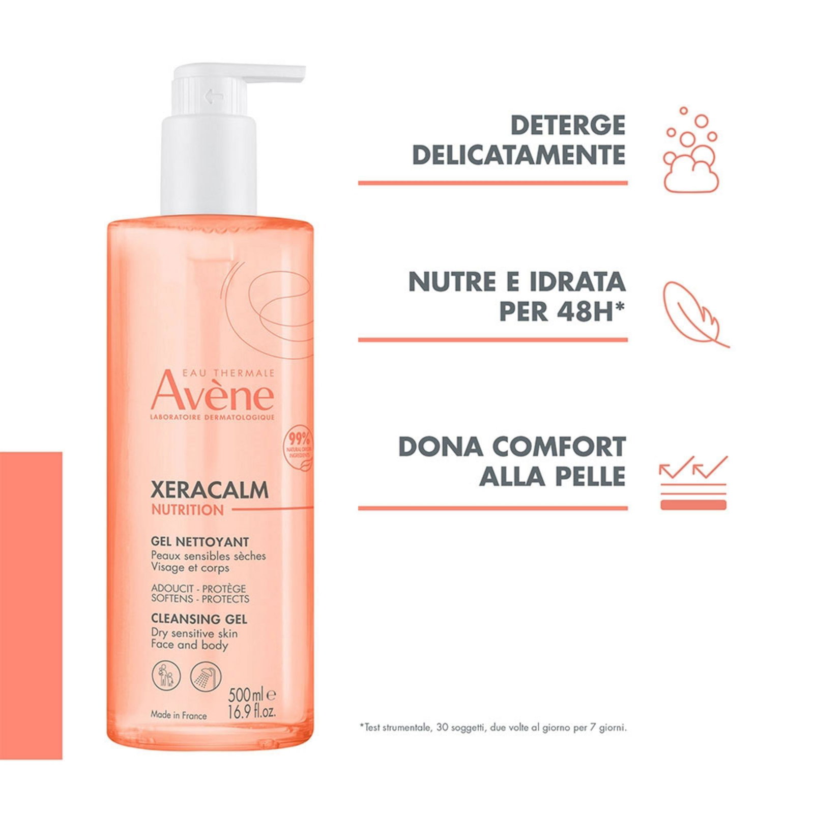 Avene Avene XeraCalm Nutrition — Почистващ гел, 500 мл 2