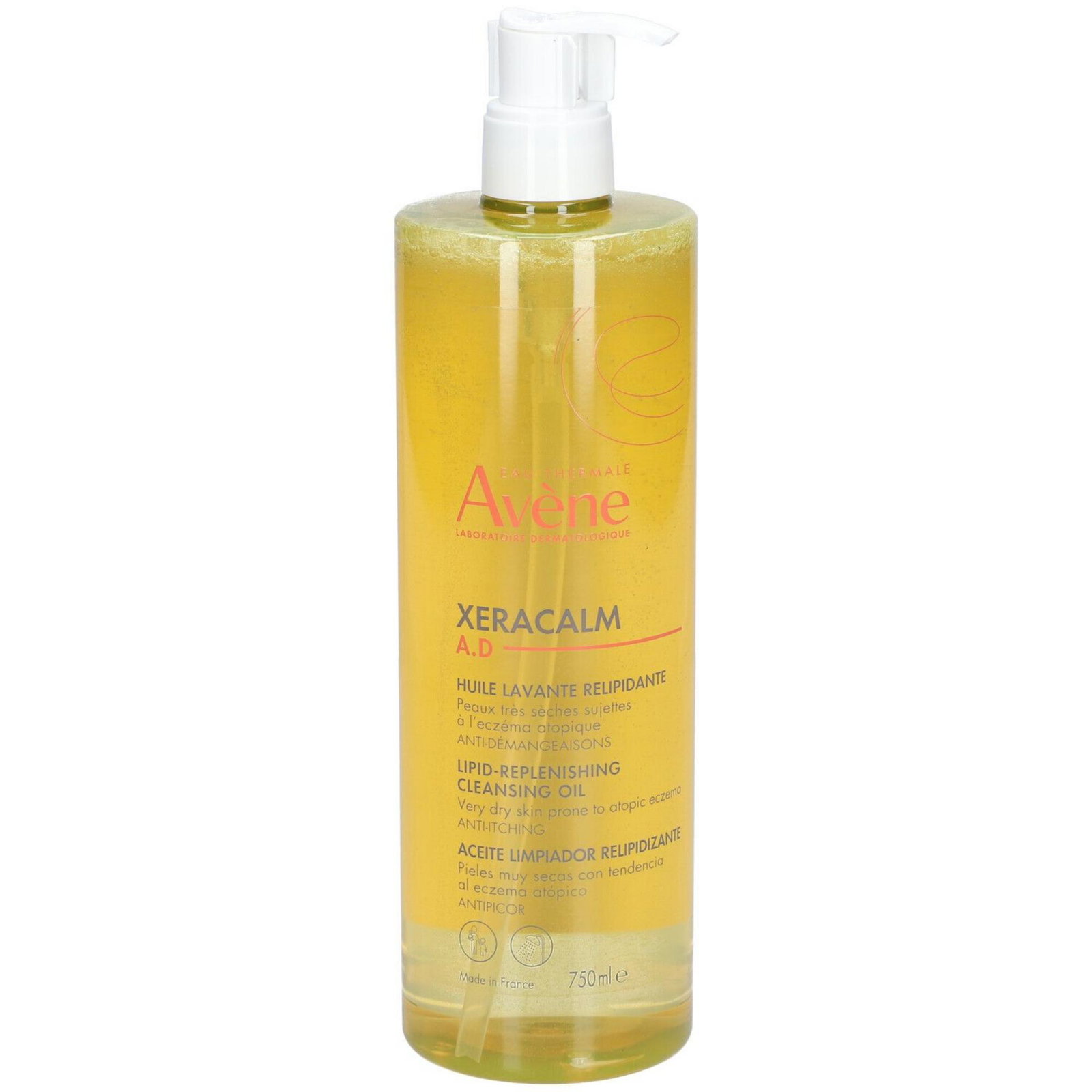 Avene Avene XeraCalm A.D Lipid Replenishing Shower — Заздравяващо, успокояващо масло за чувствителна кожа, 750 мл 1