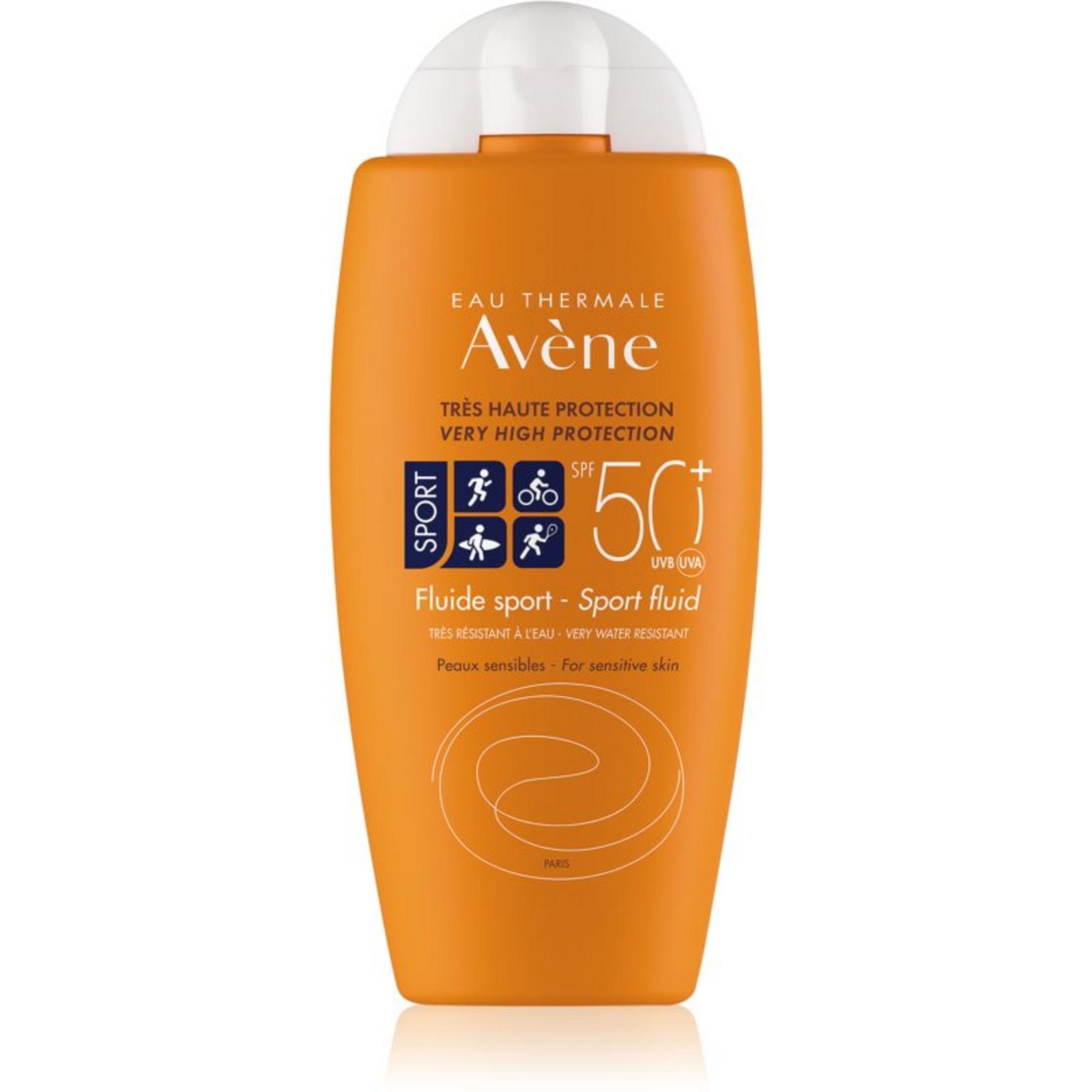 Avene Avene Sport Fluid Photo-Protecteur — Слънцезащитен крем с SPF 50+ за лице и тяло, 100 мл 1