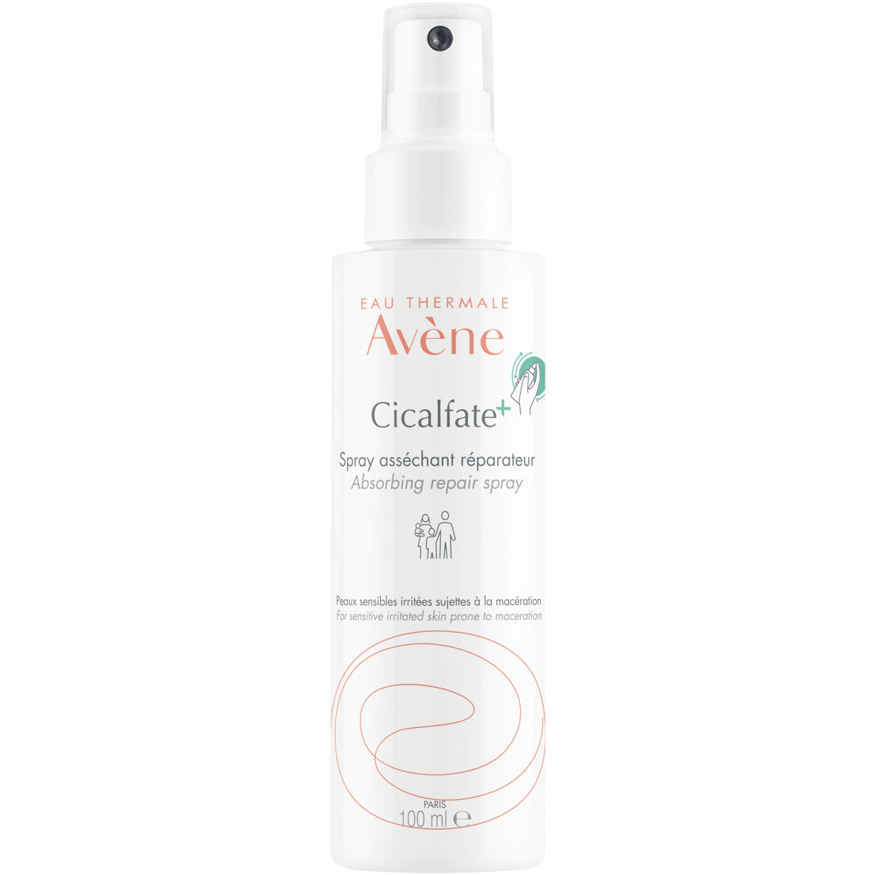Avene Avene Cicalfate+ Reparative Mist — Успокояващ и възстановяващ спрей за лице и тяло, 100 мл 1