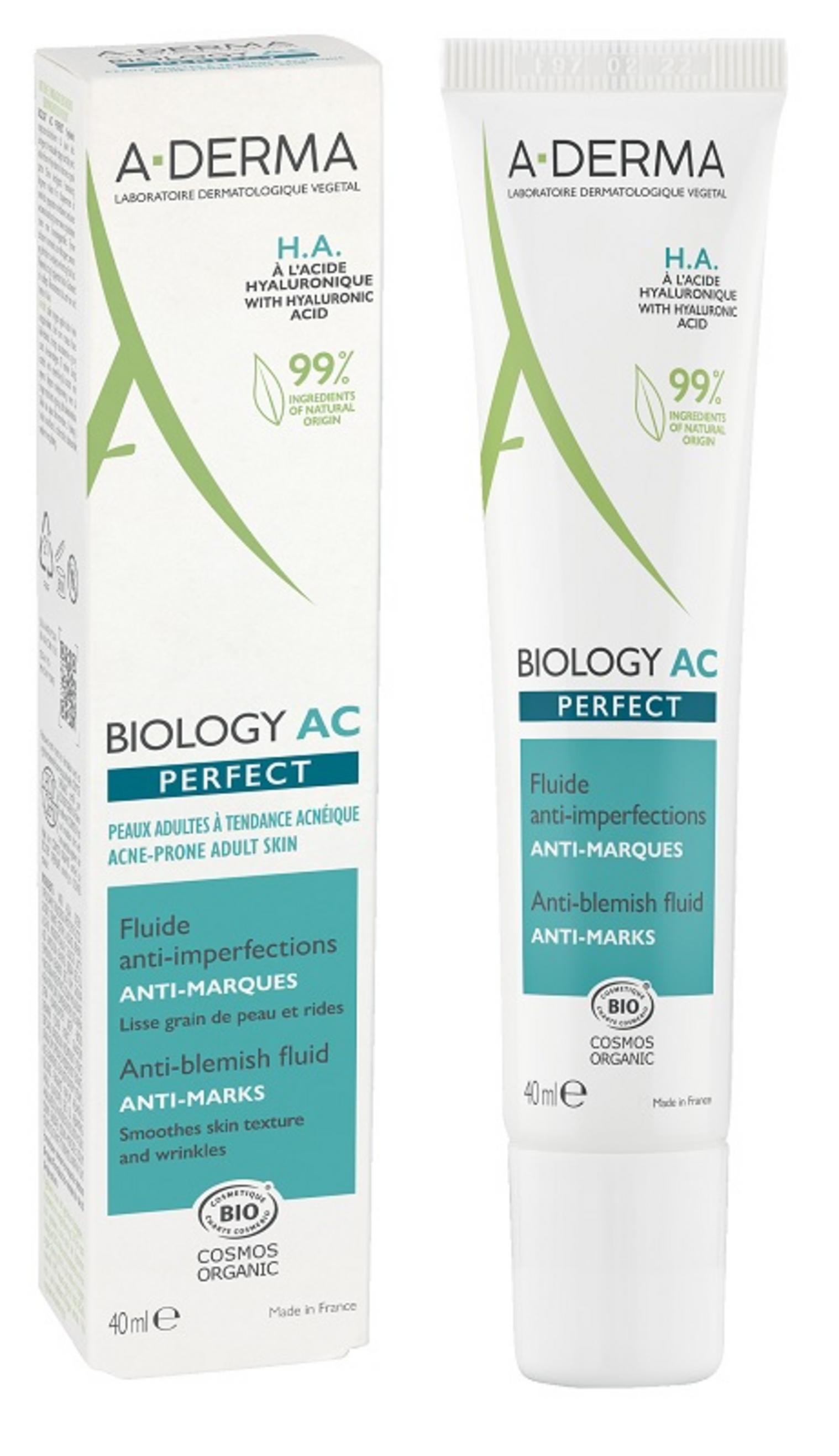 A-Derma A-Derma Biology AC — Флуид против несъвършенства, 40 мл 2