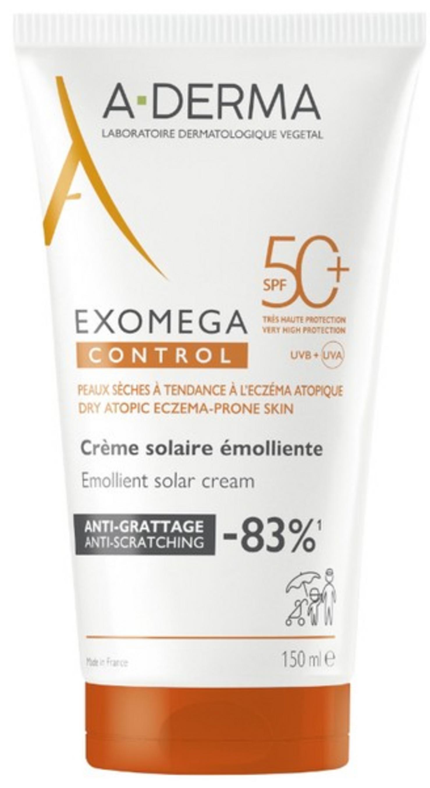 A-Derma A-Derma Exomega Control — Крем за лице и тяло със SPF 50+, 150 мл 3