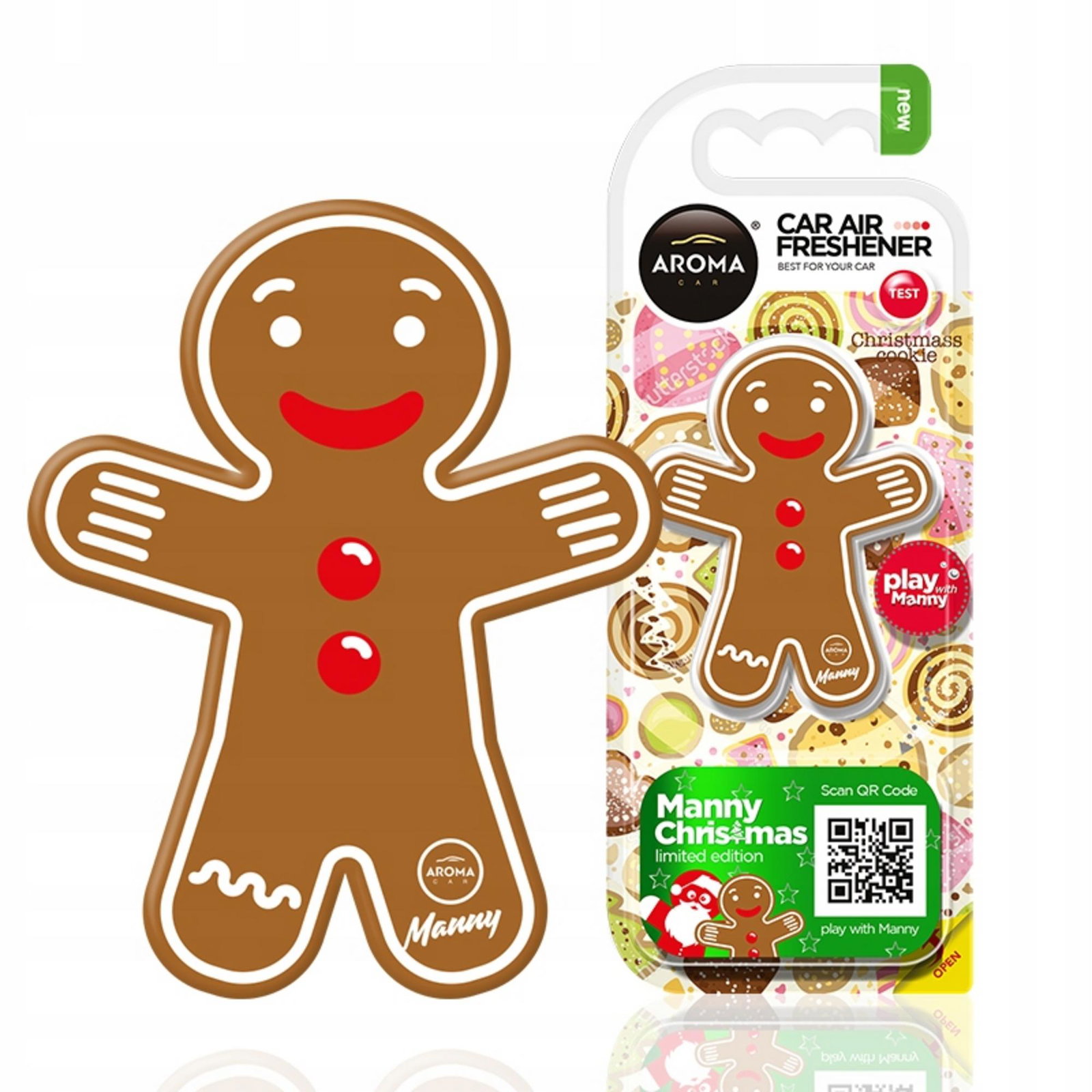 Aroma Car Aroma Car Manny Christmas Gingerbread — Ароматизатор за въздух 2