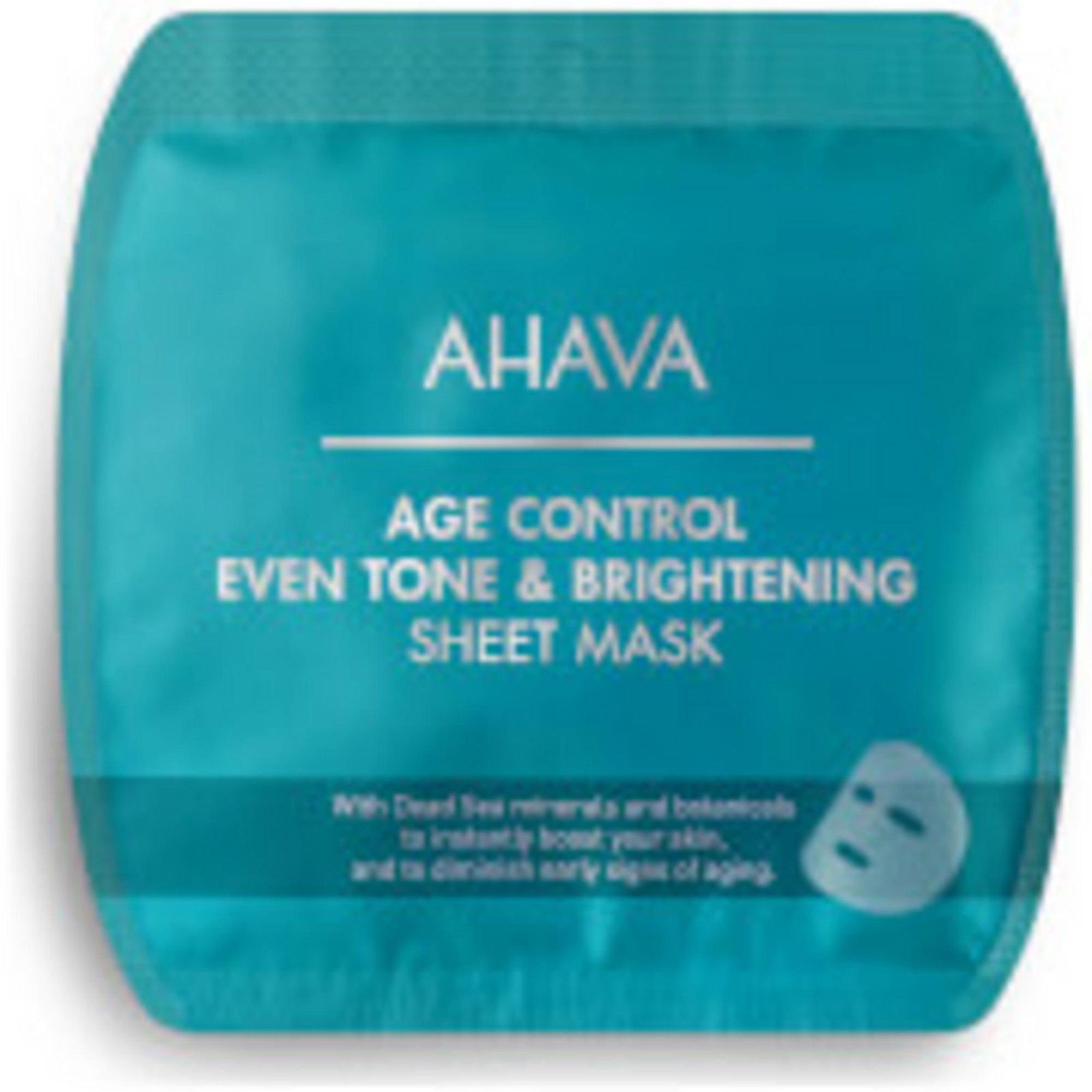Ahava Ahava Age Control Citrus Brightening — Озаряваща платнена маска за лице, 17 г 2