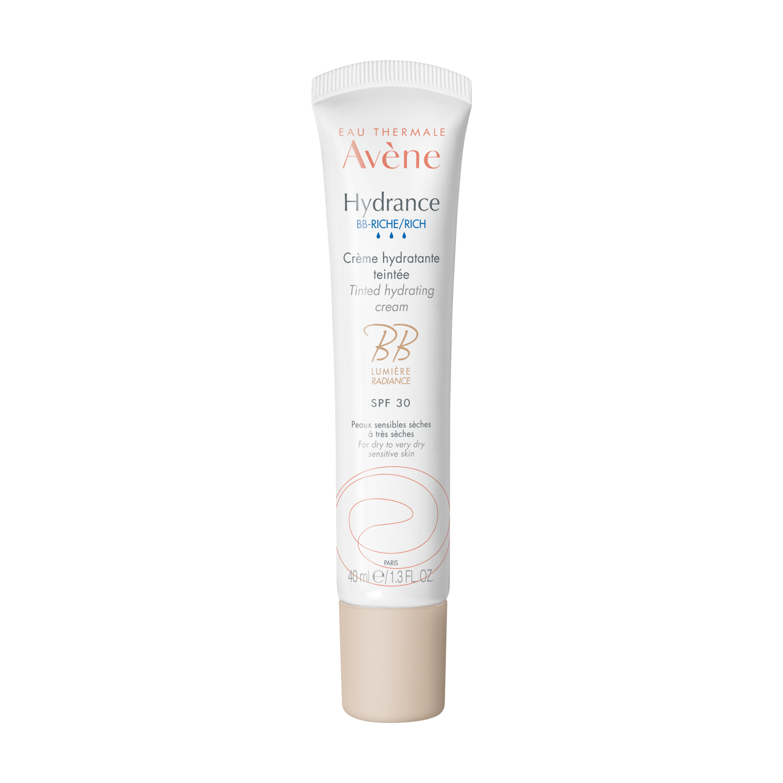 Avene Avene Hydrance Rich — Хидратиращ тониращ крем с SPF 30, 40 мл 1