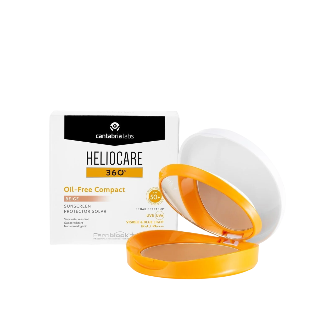 Cantabria Labs Cantabria Labs Heliocare 360º Color — Матираща, безмаслена, цветна компактна пудра с UV защита, 10 г 2
